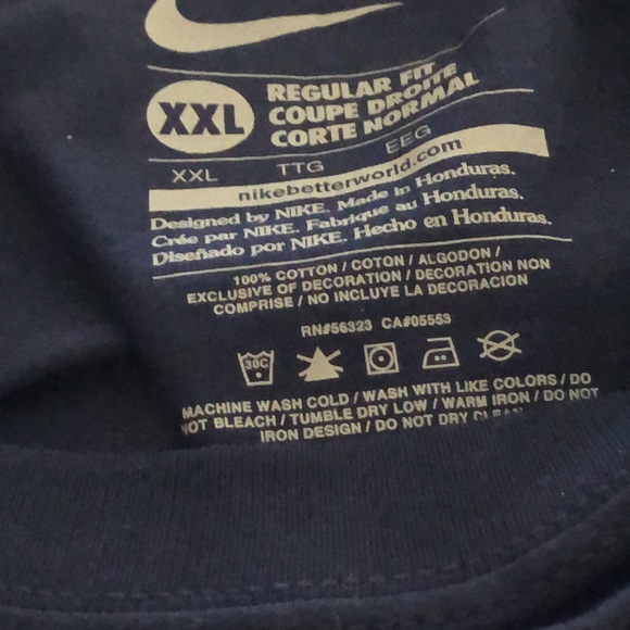 🌴⚾️ NWT Nike California Angels Baseball XXL HALOS Navy Blue T-Shirt - Picture 5 of 7